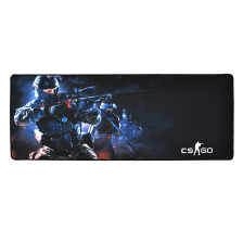 Килимок  300 * 800 тканинної CS Three Fighters з бічної прошивкою, товщина 3 мм, колір Black / Red, 