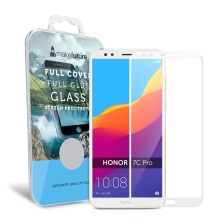 Захисне скло  MakeFuture Honor 7C Pro Full Cover (full glue) White Honor 7C Pro