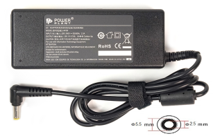 Блок живлення PowerPlant ASUS 220V, 19V 90W 4.74A (5.5*2.5)