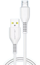 Кабель Jellico KDS-30 microUSB 1m 3,1A White KDS-30
