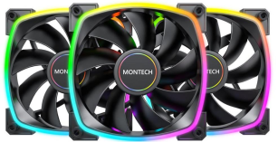 Кулер  Montech AX120 PWM Black 3pcs (AX120(B3I1))