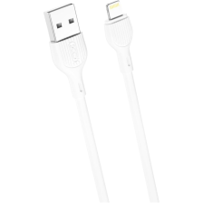 Кабель USB 2.0 AM to Lightning 2.0m 2.1A white XO (NB200-L2-WH)