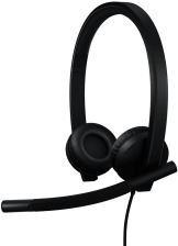Навушники  Logitech H570e Corded Stereo USB Teams version Black (981-001430)