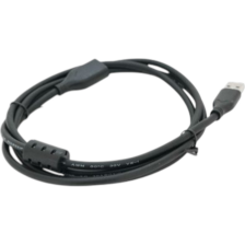 Кабель USB 2.0 AM/AF 1.0m black VEGGIEG (YT-AM/AF-V-U105)