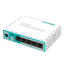 Маршрутизатор MIKROTIK RouterBOARD RB750r2 hEX lite (850MHz/64Mb, 5х100Мбіт, PoE in)