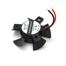 Кулер  JLN3510, 35x35x10mm, 9V/0.09A/0.8W, 2-pin, під пайку, Black, OEM.