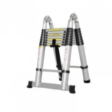 Драбина 2.9м подвійні 7+7 ступенів, нержавіюча сталь, до 150кг, ширина 45см, вага 20.34кг, Box 