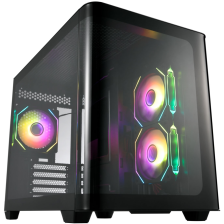 Корпус  FSP S380-BA без БЖ mATX Black