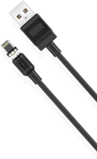 Кабель  XO lightning NB187 PVC Magnetic 2.1A 1 м Black (NB187-L-1-BK)