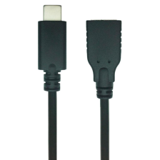 Кабель OTG USB 2.0 AF to Type C OTG REAL-EL (EL123500017) 0.1м Black
