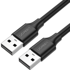 Кабель  UGREEN US102 USB-A 2.0 Male to Male 1м Black (10309)
