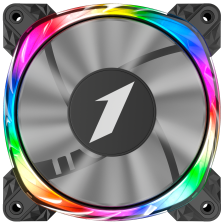 Кулер 1stPlayer FS7 Black (FS7-BK-1IN1); 120x120x25 мм, 3-pin + 4-pin