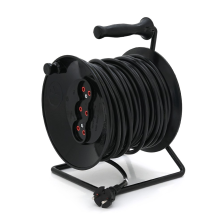 Подовжувач на котушці  RITAR VN 25м (ПВС 2*1,5), 3 гнізда без контакту, контактна група - латунь, до 3кВт