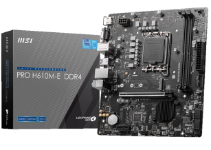 Материнська плата H610 S1700 MATX PRO H610M-E DDR4 MSI
