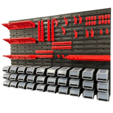 Панель підвісна з набором контейнерів, гачків та полиць  Kistenberg KS_kit12,