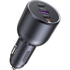 Автомобільний зарядний пристрій  UGREEN EC705 130W 2xUSB-C, 1xUSB-A, PD3.0, QC3.0 Car Charger Gray (35025)