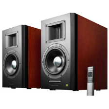 Колонки Edifier AirPulse A300 Brown вскрите зовнішнє і внутрішнє пакування