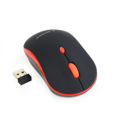 Мишка безротова Gembird MUSW-4B-03-R Black/Red USB