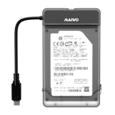 Кишеня для жорстких дисків  Maiwo K104G2 для 2.5" SATA/SSD, USB3.1 GEN1 TypeC