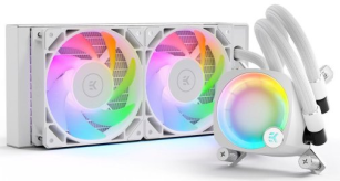 Система рідинного охолодження  EKWB EK-Nucleus AIO CR240 Lux D-RGB White (3831109897843)