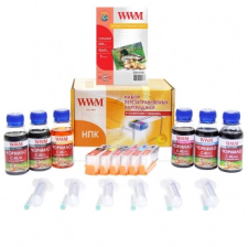 Комплект перезаправних картриджів  WWM Canon MG7740/TS8040/9040 (RC.CLI471/6ARC)