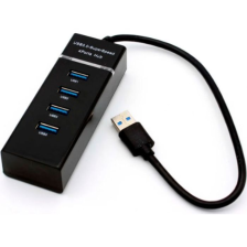 Концентратор  Voltronic USB 3.0 to 4xUSB black (NX-UH-303B)