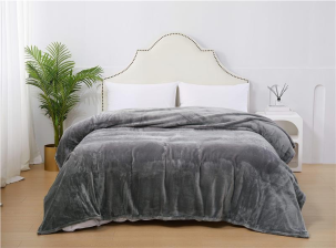 Покривало  Ardesto Delicate 160х200см, 100% поліестер, сірий світлий ART0205DE