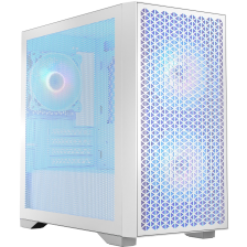 Корпус  LogicConcept DART PRO ARGB MINI WHITE MESH fans 3x120mm без БЖ mATX