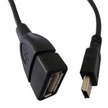 Кабель OTG Atcom USB 2.0 AF to Mini-B 5P OTG (12821) 0.8м