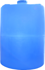 Ємність  7000 л вертикальна ПБ блакитна