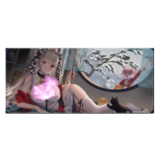 Килимок  400*900 тканинний "Anime" з бічним прошивкою, товщина 3 мм, Пакет