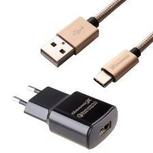 Зарядний пристрій Grand-X Q3.0 3.6V-6.5V 3A, 6.5V-9V 2A, 9V-12V 1.5A + cable USB-TypeC