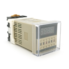 Реле часу  DH48S-S з індикацією затримки часу +  колодка для підключення, 220VАC