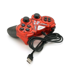 Геймпад  Brazzers BR-8600 провідний для ПК, USB 2.0, Double Shock, Red, Blister