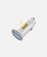 Автомобільний зарядний пристрій Luxe Cube 2USB 12W White (8886998698496)