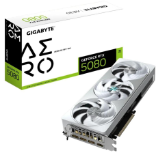 Відеокарта  GIGABYTE Nvidia GeForce RTX 5080 AERO OC 16Gb (GV-N5080AERO OC-16GD)