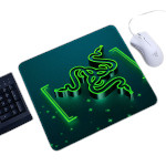 Килимок  200*240 тканинний RAZER 9, товщина 2 мм, колір Black/Green, Пакет