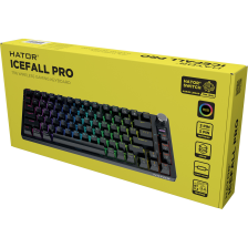 Клавіатура Hator Icefall PRO Wireless, TFT display Black (HTK450UA)