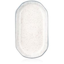 Блюдо  Ardesto Siena, 32х18см, біло-сіре, порцеляна AR2925SW