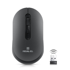 Мишка REAL-EL RM-470W Dark Gray