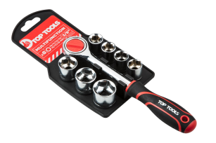 Набір змінних головок Top Tools  3/8", 8 шт. 38D142