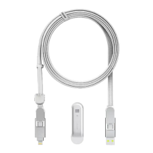 Кабель 6in1 inCharge XL 2.0m white Rolling Square (XLM02R)