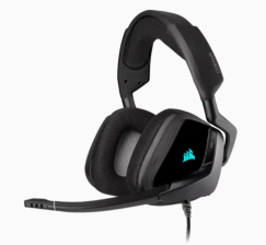 Гарнитура  Corsair Void RGB Elite USB Premium Gaming Headset with 7.1 Surround Sound Carbon (CA-90112