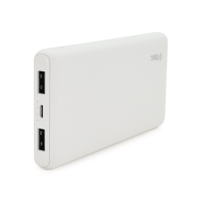 Зовнішній акумулятор Ttec 10000mAh, Output: 2USB/microUSB, 20W, White