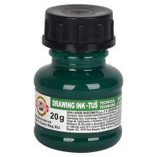 Туш для креслення  Koh-i-Noor 20г зелена (1417008)