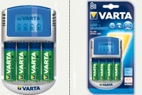 Зарядний пристрій для акумуляторів Varta LCD Charger + AA/HR06 NI-MH 2500 mAh BL 4 шт