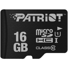 Карта пам'яті  MicroSDHC 16GB UHS-I Class 10 Patriot LX (PSF16GMDC10)