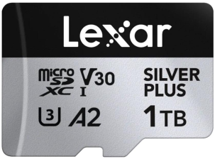 Карта пам'яті  Lexar 1TB microSDXC class 10 UHS-I U3 V30 A2 Professional Silver (LMSSIPL001T-BNANG)