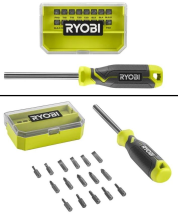 Викрутка  Ryobi RHSDM1701, битотримач 1/4", 100мм, 16 біт, SL,PH,PZ,Torx, кейс 5132006050