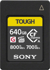 Карта пам'яті  Sony CFexpress Type A 640GB R800/W700MB/s Tough (CEAG640T.SYM)